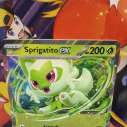 Sprigatito EX - SVP087 - Black Star Promo - Pokemon Card TCG Sealed Rare NM - Image 3