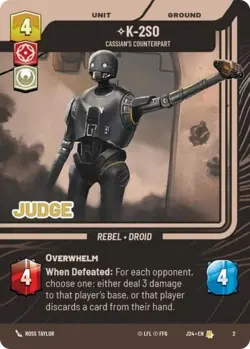 K-2SO Cassian's Counterpart (Star Wars Unlimited) Normal - Image 1
