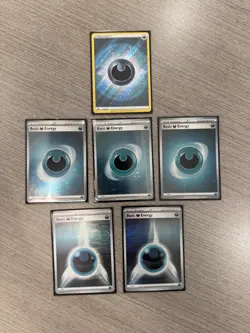 Lot of 6 Pokemon TCG Dark Energy Halo Cards - NM - Image 1