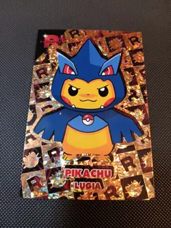 Pikachu Poncho Lugia Gold Holo Team Rocket Card Database Peru Pokemon - Image 1