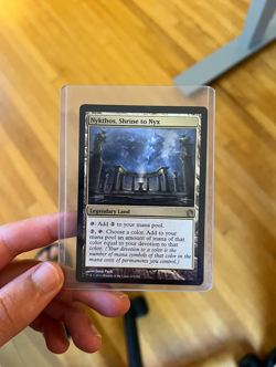 Nykthos, Shrine to Nyx - Legendary Land Magic The Gathering Card - Image 1