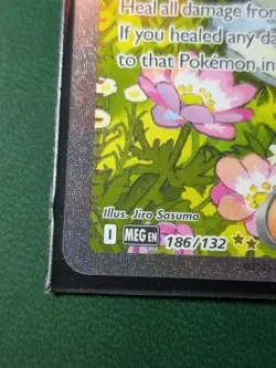 NM Wally’s Compassion 186/132 Mega Evolution SIR Holo Pokemon Card - Image 2