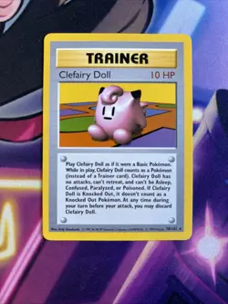Clefairy Doll - 70/102 - Pokemon Base Set Shadowless Rare Card WOTC VLP - Image 1