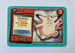 Clefable Jr Adventure Game Pokemon Card 1999 Vintage Nintendo - Image 1