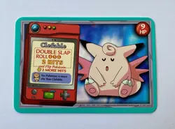 Clefable Jr Adventure Game Pokemon Card 1999 Vintage Nintendo - Image 2