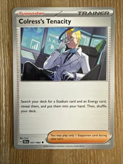 Colress’s Tenacity 057/064 Pokemon Card Regular NM - Image 1