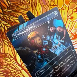 MTG Secret Lair x Marvel - Sculpting Steel Groot #864 - Rainbow Foil - Near Mint - Image 2