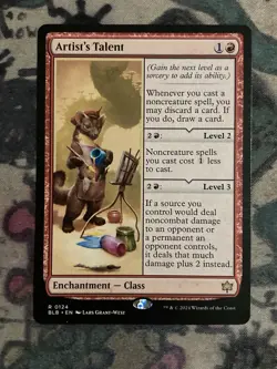 MTG Artist's Talent Bloomburrow 0124 Regular Rare Magic The Gathering - Image 1