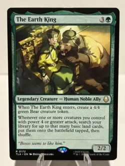 The Earth King 172 R Avatar: The Last Airbender NM MTG - Image 1
