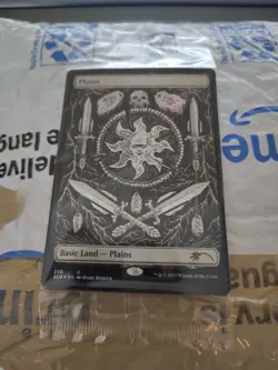 MTG Sealed Set of 5 Basic Lands Secret Lair: The Unfathomable Crushing Brutality - Image 1