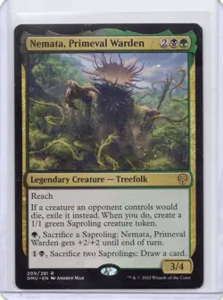 Nemata, Primeval Warden 209 Dominaria United MTG LP - Image 1