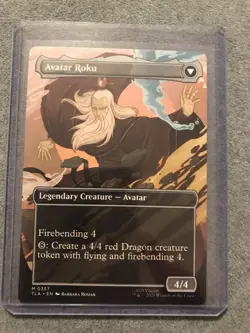 The Legend of Roku Avatar Roku Borderless Avatar Magic The Gathering - Image 3