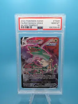 PSA 10 - Rayquaza VMAX TG20/TG30 Swsh12: Sword & Shield - Silver Tempest Pokemon - Image 1
