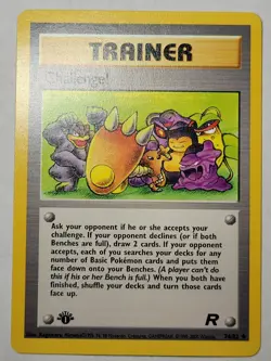Challenge Pokemon Team Rocket 1st Edition Regular Uncommon PKMN NM/M - Image 1