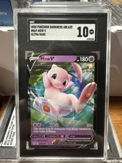 Pokemon SWSH Darkness Ablaze Mew v 2020 #069/189 SCG 10🔥💎 - Image 1