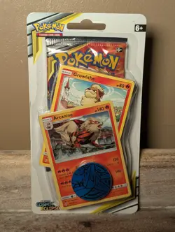 Pokemon TCG - Sun & Moon Cosmic Eclipse Single Booster Blister Pack (Arcanine) - Image 1