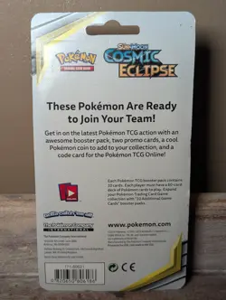 Pokemon TCG - Sun & Moon Cosmic Eclipse Single Booster Blister Pack (Arcanine) - Image 2