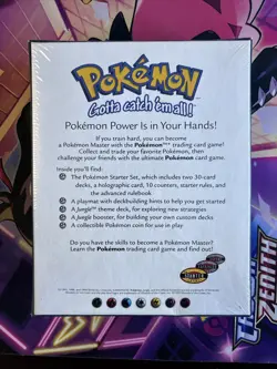 Pokemon TCG 1999 Starter Gift Box Factory Sealed w/ Jungle Booster, Theme Deck - Image 2
