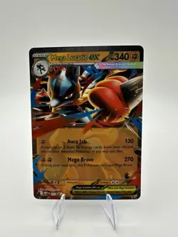 Mega Lucario EX 012 Black Star Promo Me01: Mega Evolution Pokemon TCG - Image 1