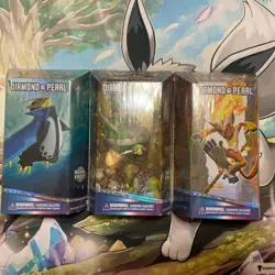 ALL 3 Pokemon Diamond & Pearl Theme Decks FACTORY SEALED Vintage 2007 - Image 1
