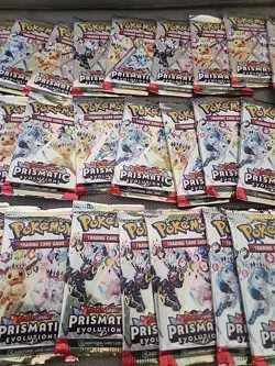 30x Pokemon TCG Prismatic Evolutions Booster Pack NEW SEALED PACK LOT - Image 3