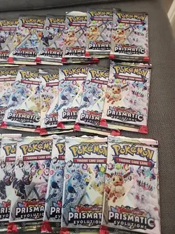 30x Pokemon TCG Prismatic Evolutions Booster Pack NEW SEALED PACK LOT - Image 4