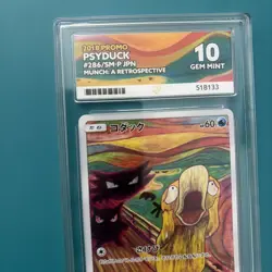 Psyduck Munch 286/SM-P Promo Scream Munch A Retrospective ACE 10 GEM MINT - Image 5