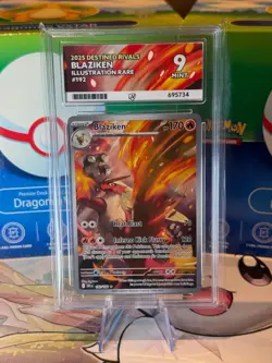 Pokemon TCG Blaziken 192/182 Destined Rivals Illustration Rare Ace 9 Mint - Image 1