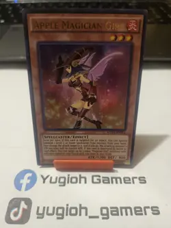 Yu-Gi-Oh Apple Magician Girl MVP1 1st Edition Ultra Rare Light Played - Image 1