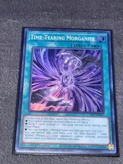 *** TIME-TEARING MORGANITE *** SUPER RARE 1ST EDITION MINT/NM CYAC-EN067 YUGIOH! - Image 1