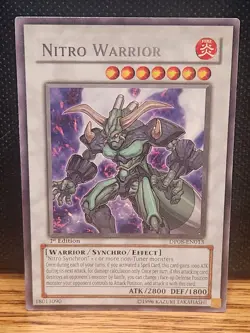 | Yugioh Nitro Warrior DP08-EN013 1st Rare Duelist Pack 8 Yusei Fudo NM 🔥 | - Image 1
