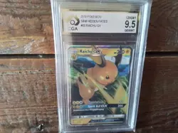 Pokemon Cards promo sr v ar raichu x gx vmax secret 20/68 ex graded art card b25 - Image 1