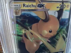 Pokemon Cards promo sr v ar raichu x gx vmax secret 20/68 ex graded art card b25 - Image 2