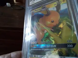 Pokemon Cards promo sr v ar raichu x gx vmax secret 20/68 ex graded art card b25 - Image 5