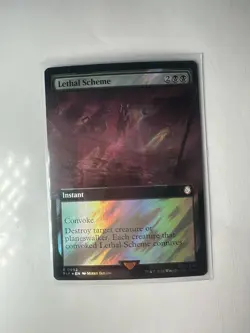 LETHAL SCHEME - SURGE FOIL - FALLOUT - NM - PACK FRESH - MTG - Image 3