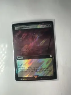 LETHAL SCHEME - SURGE FOIL - FALLOUT - NM - PACK FRESH - MTG - Image 4