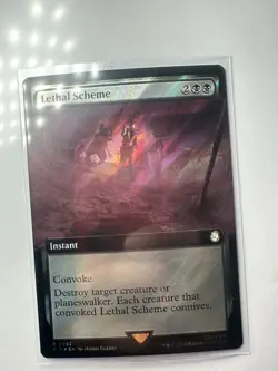 LETHAL SCHEME - SURGE FOIL - FALLOUT - NM - PACK FRESH - MTG - Image 5