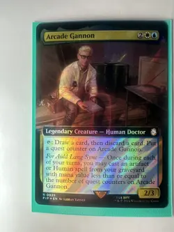 Arcade Gannon - Surge Foil - Extended Art Fallout MTG - Image 1