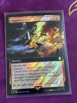 Megaton's Fate - Surge Foil - Extended Art NM, English MTG Fallout - Image 3