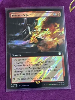 Megaton's Fate - Surge Foil - Extended Art NM, English MTG Fallout - Image 5