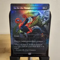 Secret Lair Marvel's Spider-Man: Villainous Plots Go for the Throat Rainbow Foil - Image 1