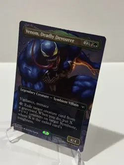 MTG Venom, Deadly Devourer (Borderless Foil) Marvel's Spider-Man 22 NM - Image 2