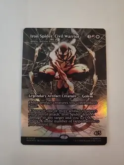 Magic The Gathering MTG Spider-man foil M 0039 IRON SPIDER CIVIL WARRIOR - Image 1
