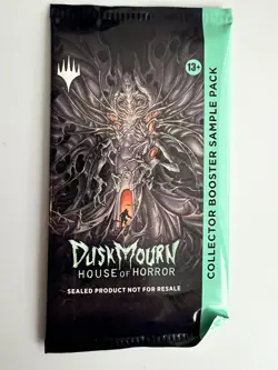 Duskmourn Collector Sample Booster Pack Magic The Gathering MTG - Image 1