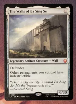 MTG - The Walls of Ba Sing Se - TLA (NM+) - Image 1