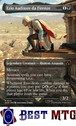 Magic The Gathering MTG Ezio Auditore da Firenze 113 Foil NM Assassin's Creed - Image 1