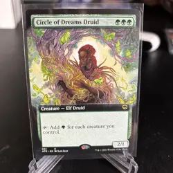 MTG Circle of Dreams Druid Exended Art D&D AFR 383 Rare Not Foil - Image 1