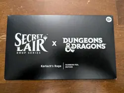 MTG Secret Lair x Dungeons & Dragons: Karlach's Rage - Rainbow Foil Sealed - Image 1
