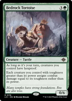 BEDROCK TORTOISE mtg NM Lost Caverns of Ixalan Rare - Image 1