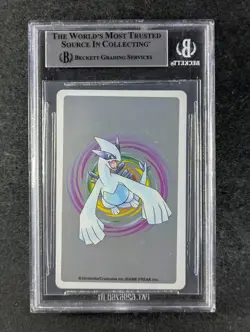 1999 Pokemon Silver Poker Set HOUNDOUR 3 Of Diamonds Vintage #228 BGS 9 - Image 2